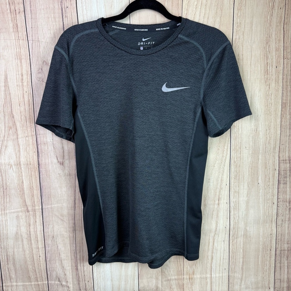 Nike Women's Charcoal Dri-FIT Running Tee